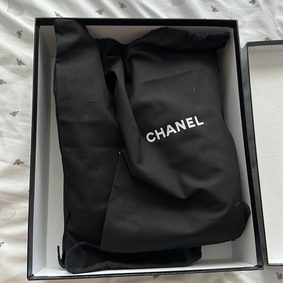 Authentic Chanel High Top Espadrilles Lambskin Size 39 - Picture 3 of 6